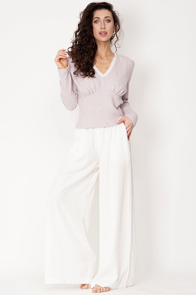Flora Sweater with lace