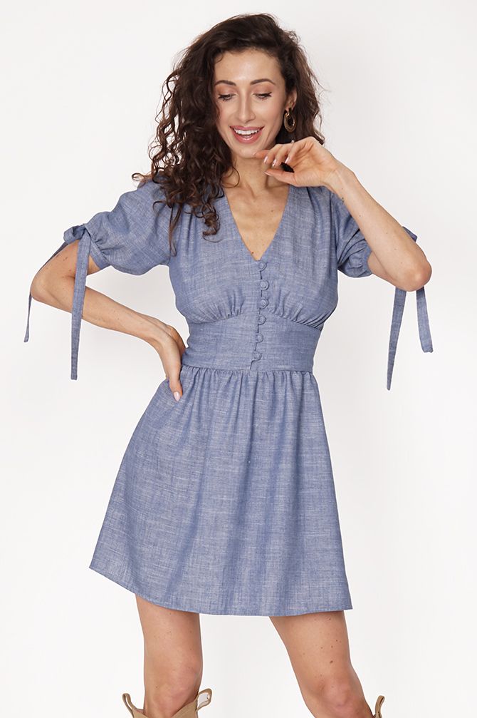 Maribel Linen Dress