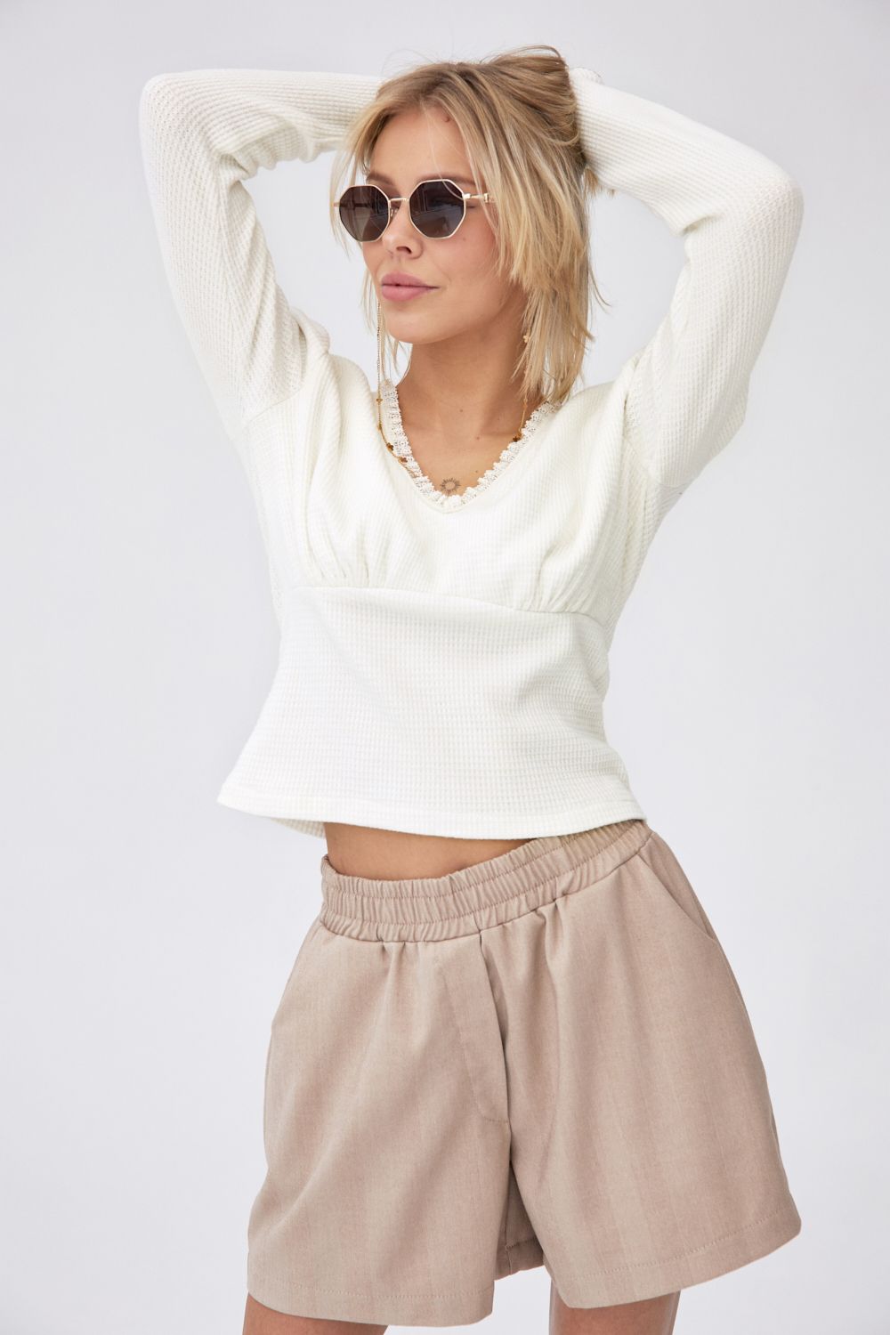 Flora Sweater with lace