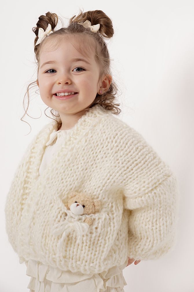 Sweter Hand Made Bear PETIT