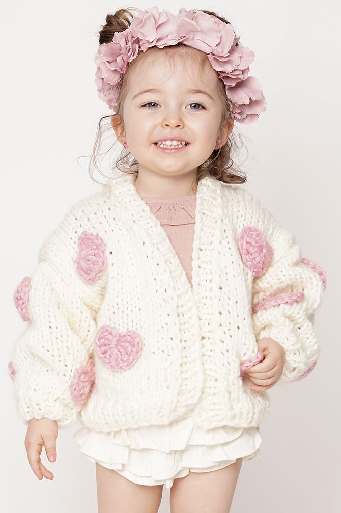 HAND MADE Heart PETIT Sweater
