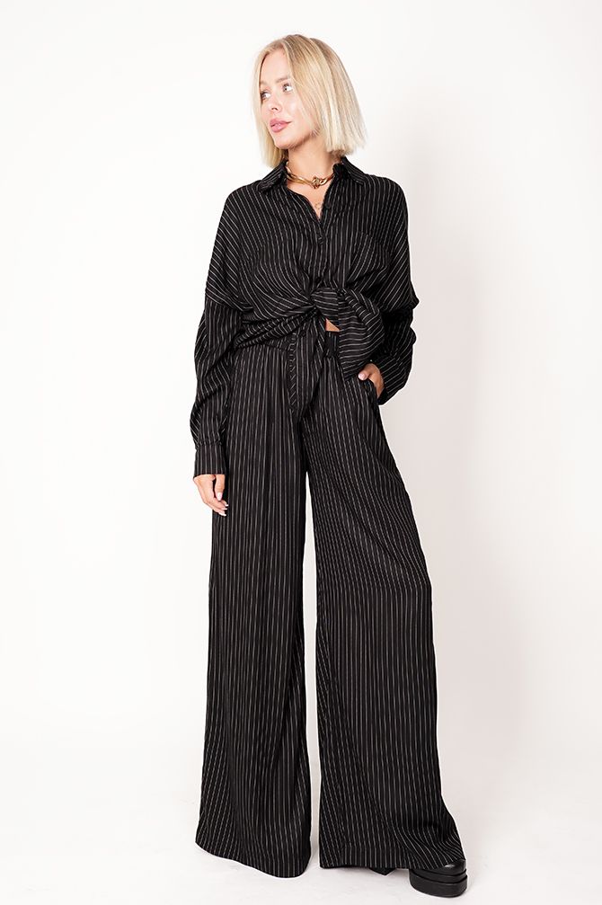 Wide Viscose Pants