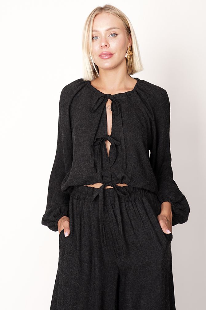 Skye Tie Blouse