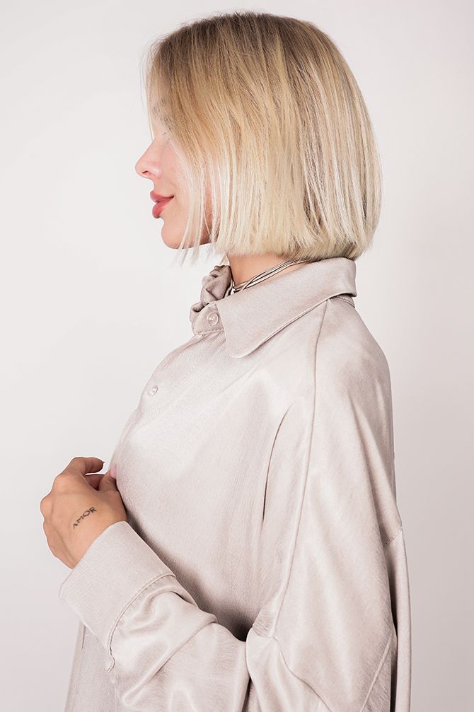 Long Lyocell Shirt