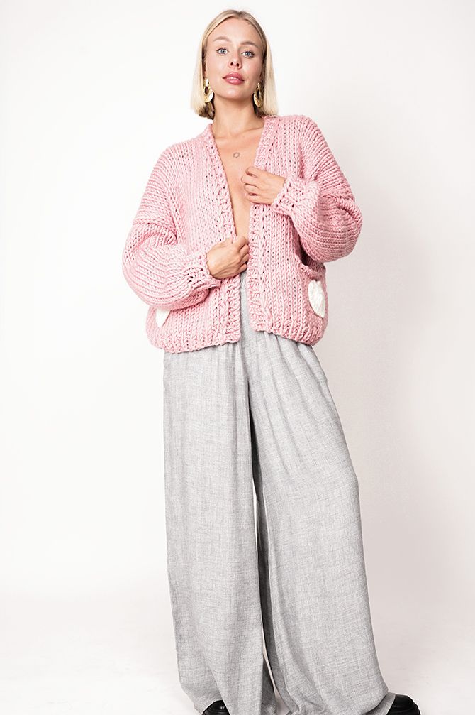 Sweter HAND MADE Heart