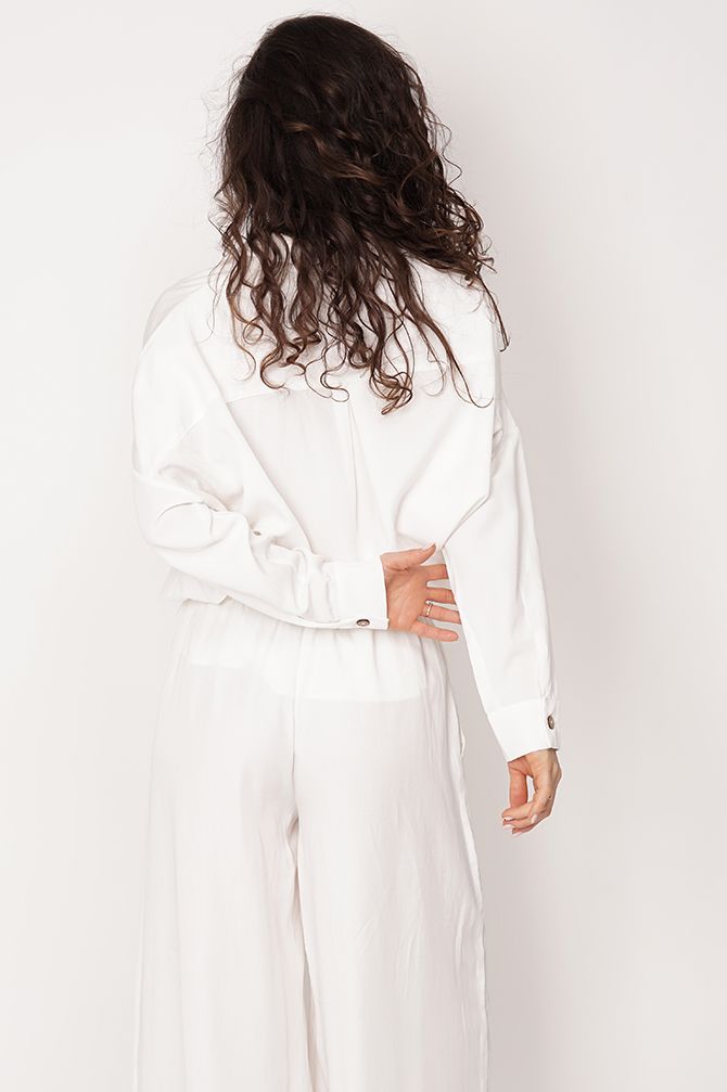 Wide Tencel Trousers