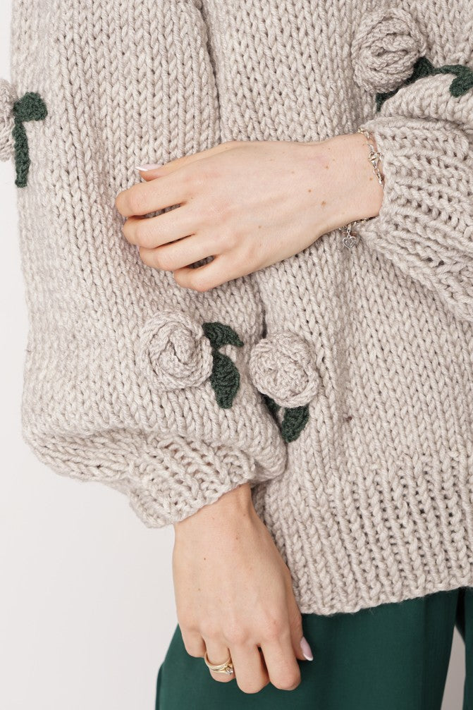 HANDMADE Rose Sweater
