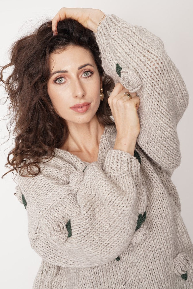 HANDMADE Rose Sweater