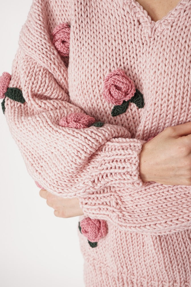 Sweter HAND MADE Rose