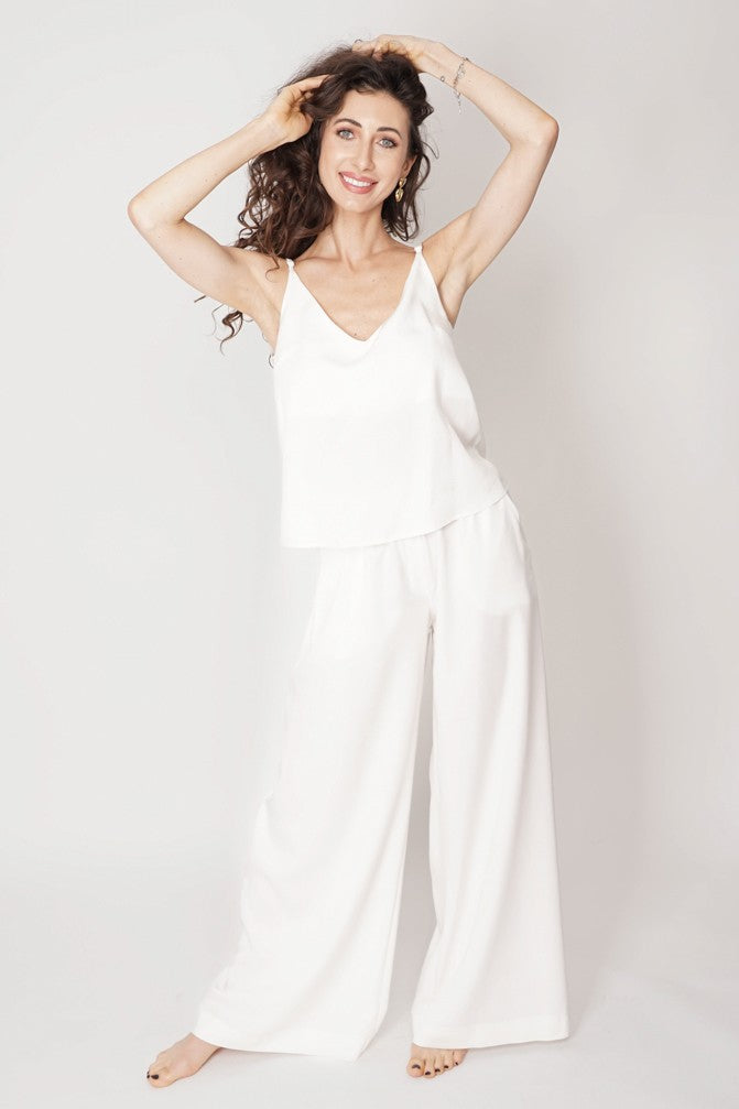 Wide Tencel Trousers
