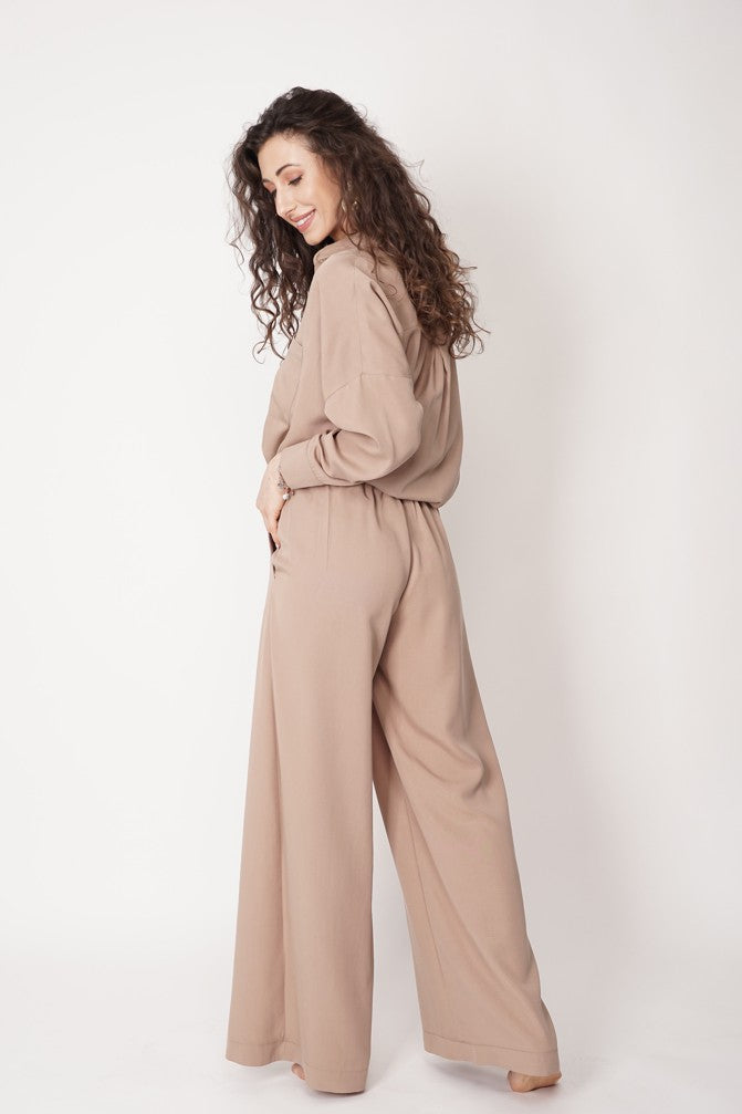 Wide Tencel Trousers