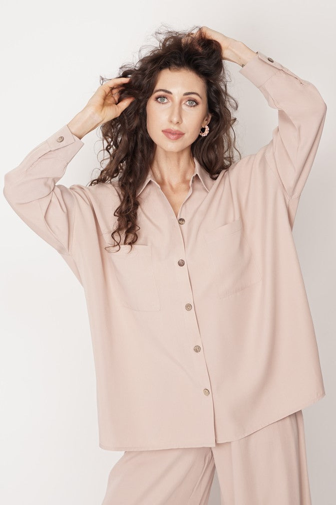 Oversized Tencel Shirt