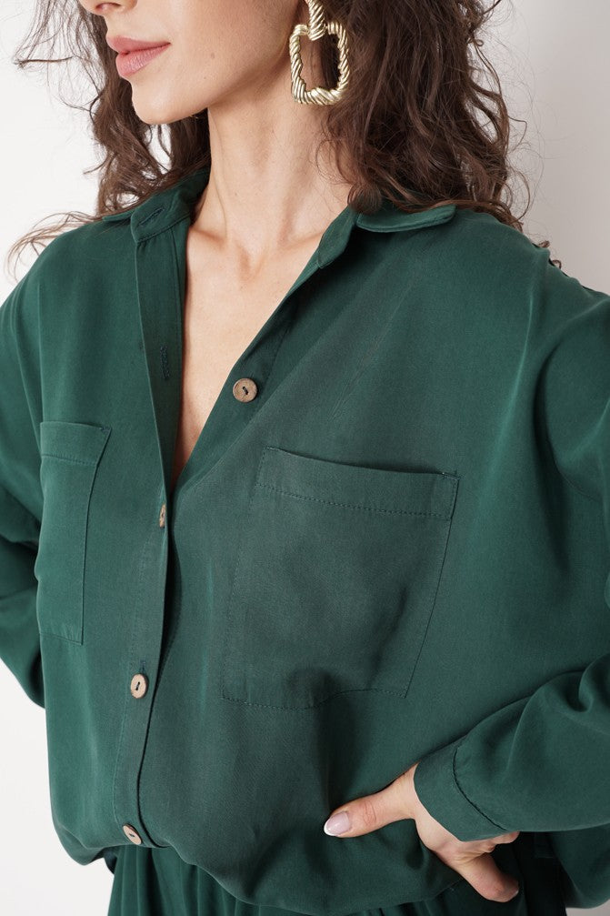 Oversized Tencel Shirt