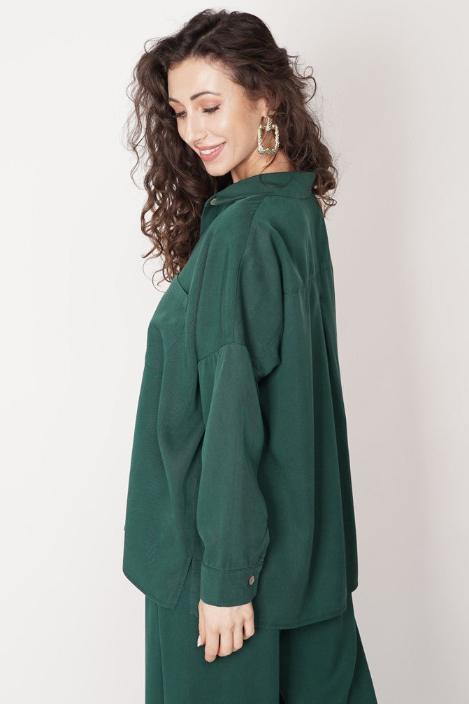 Oversized Tencel Shirt