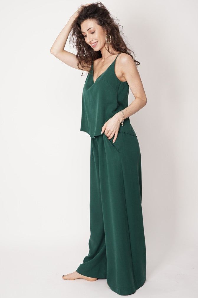 Wide Tencel Trousers