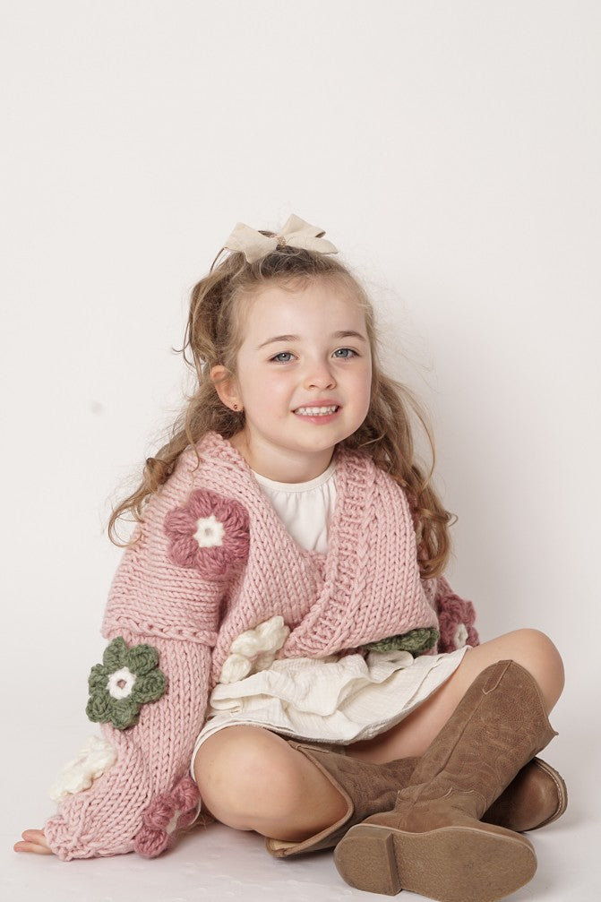 HAND MADE Flower PETIT Sweater