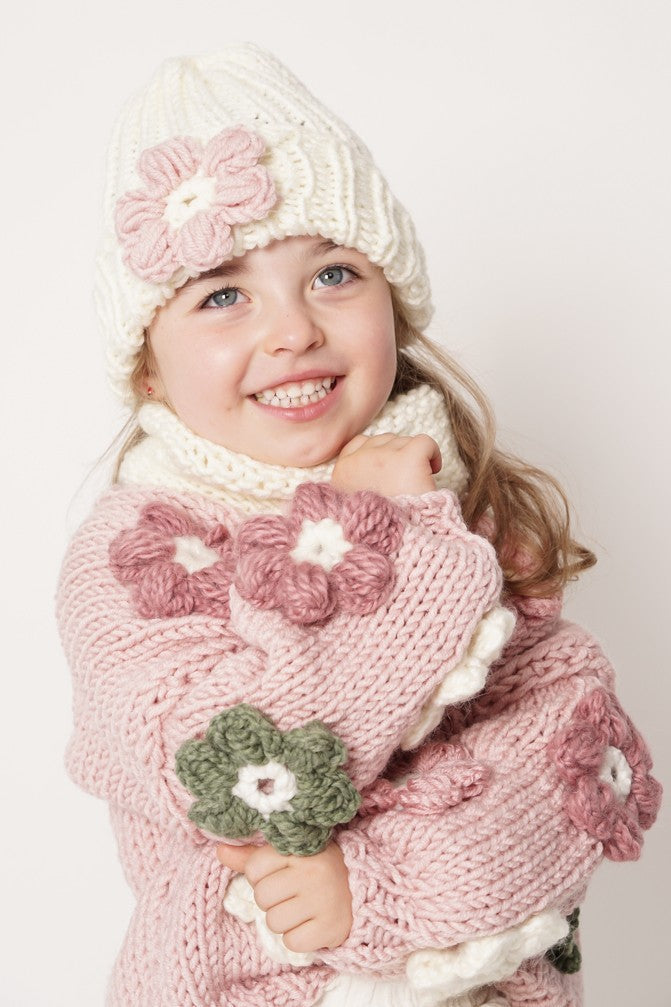 HAND MADE Flower PETIT Sweater