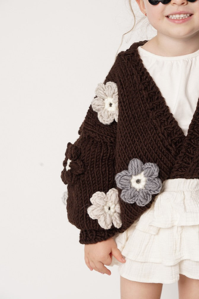 Sweter HAND MADE Flower PETIT