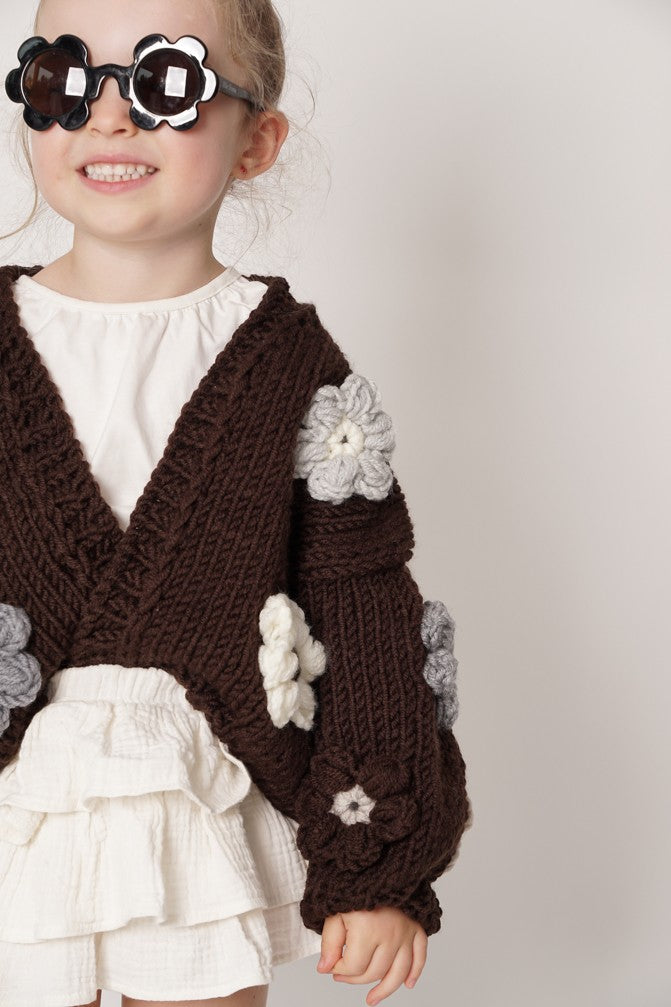 HAND MADE Flower PETIT Sweater