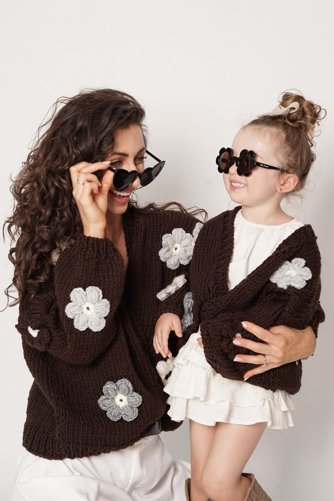 HAND MADE Flower PETIT Sweater