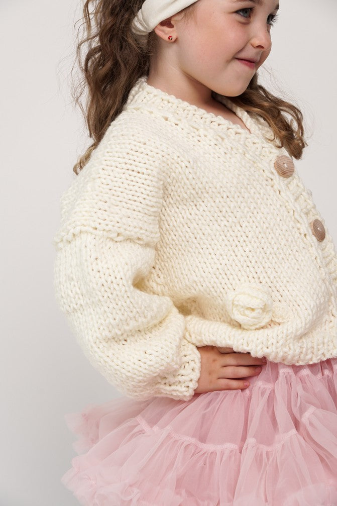 HAND MADE Rose Petit Sweater