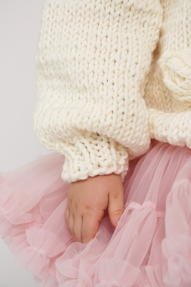 HAND MADE Rose Petit Sweater