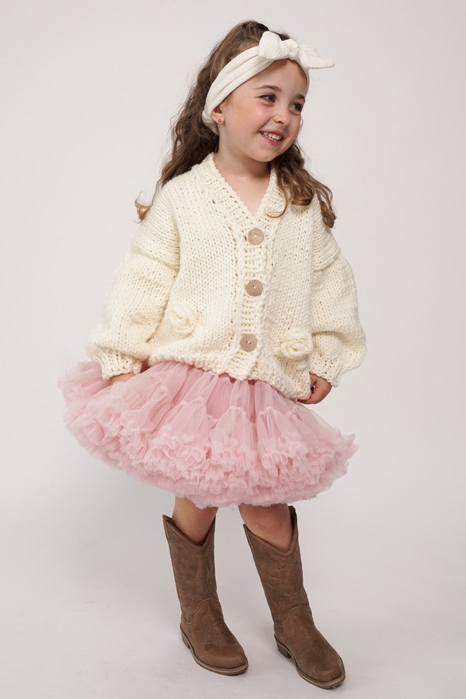 HAND MADE Rose Petit Sweater