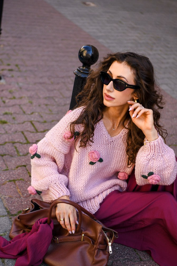 HANDMADE Rose Sweater