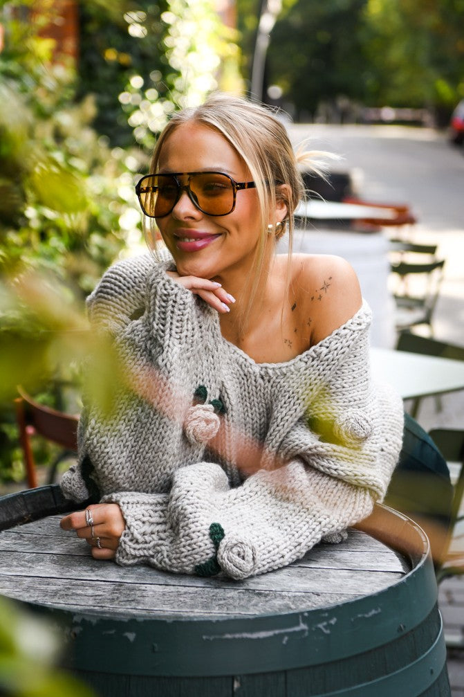 HANDMADE Rose Sweater