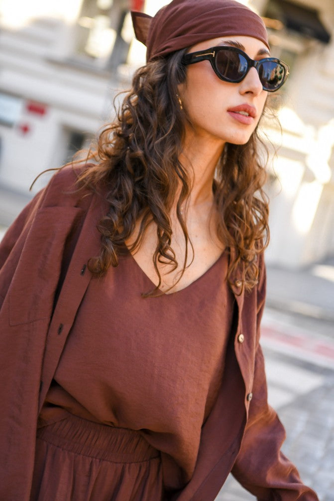Oversized Tencel Shirt