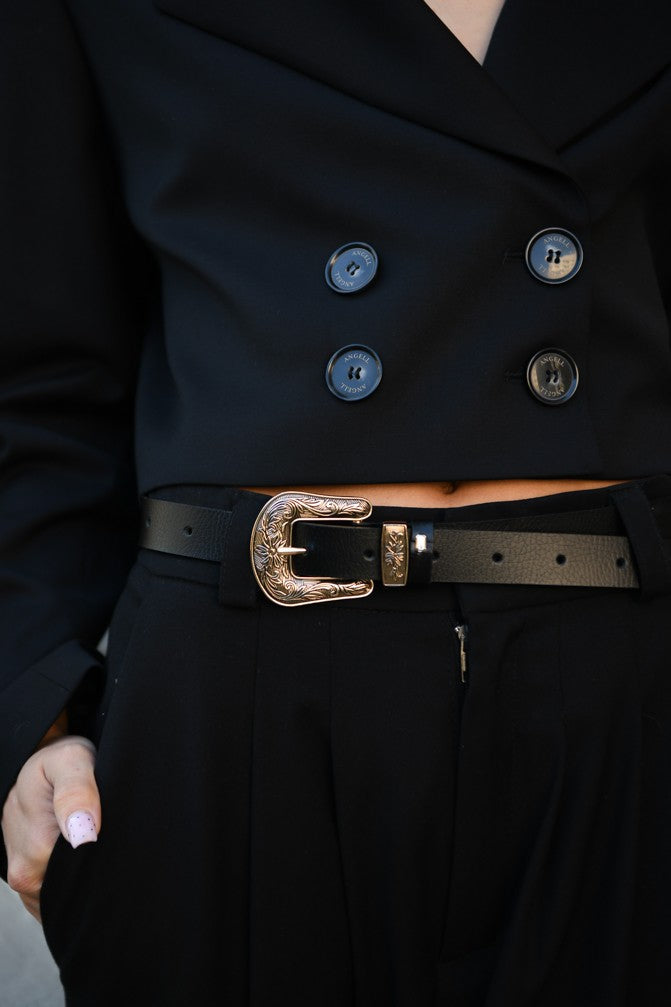VINTAGE Leather Belt