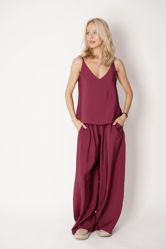 Wide Tencel Trousers