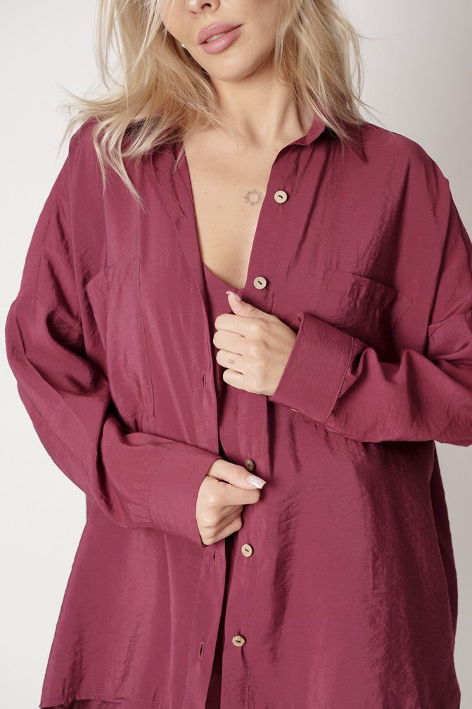 Oversized Tencel Shirt