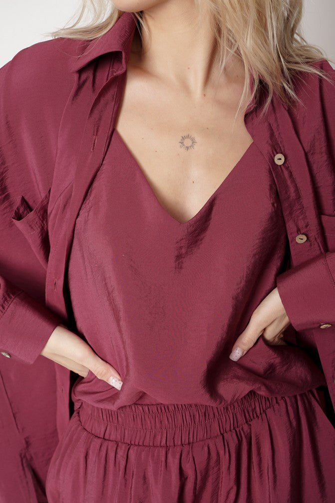 Oversized Tencel Shirt