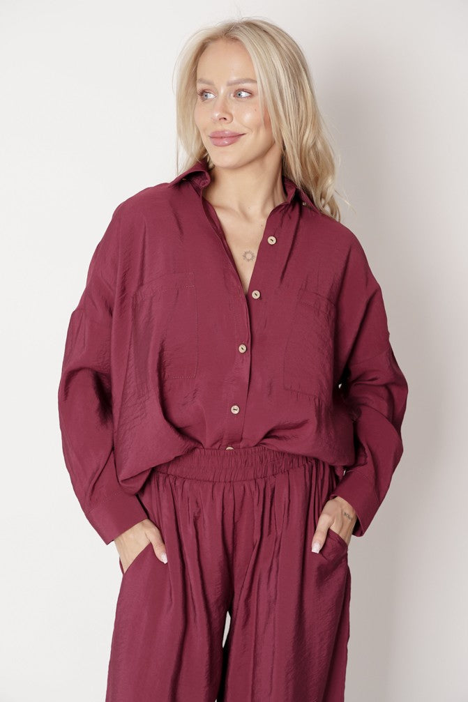 Oversized Tencel Shirt