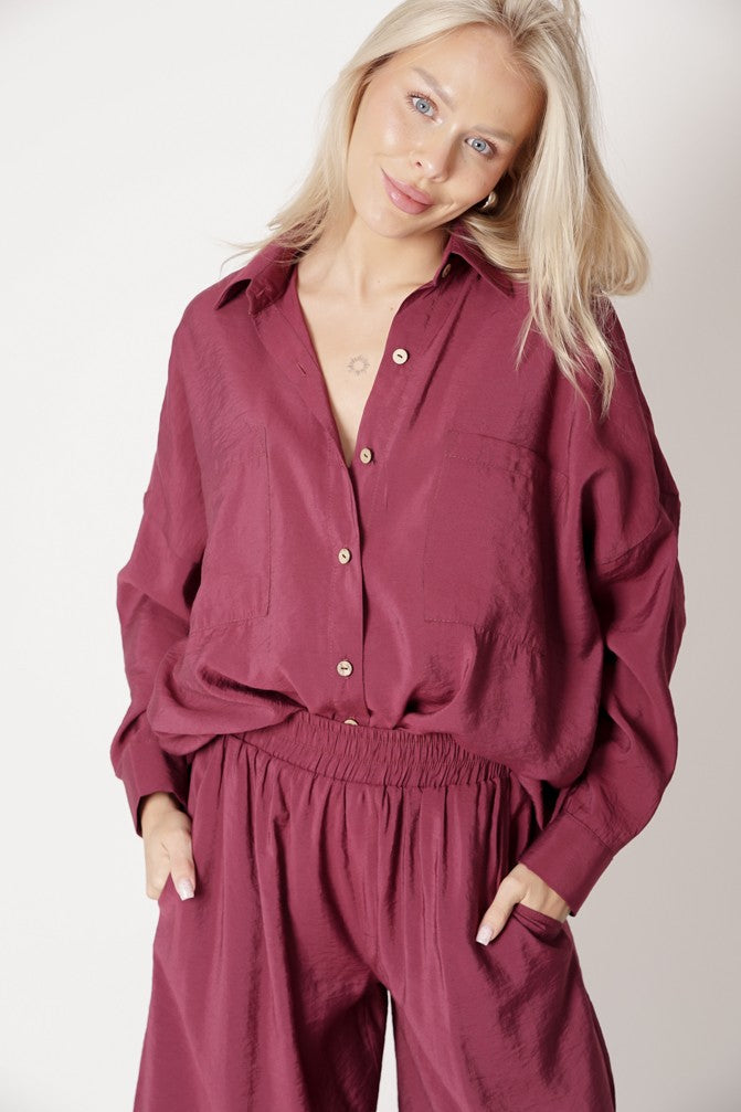 Oversized Tencel Shirt