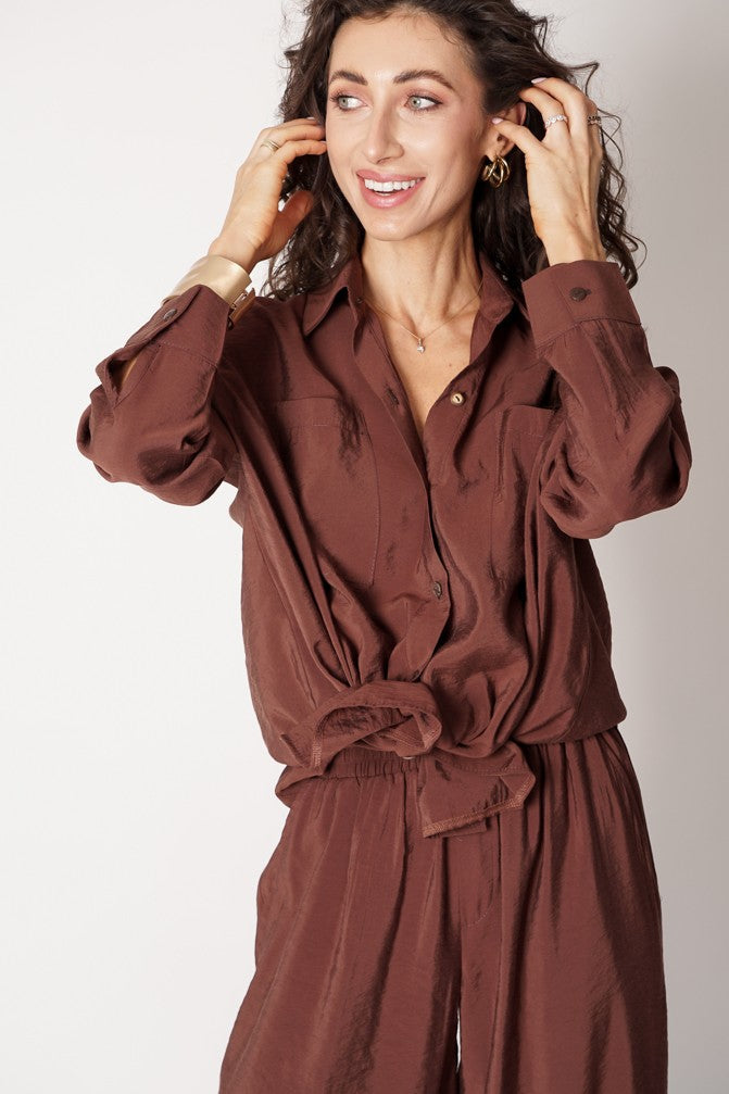 Oversized Tencel Shirt