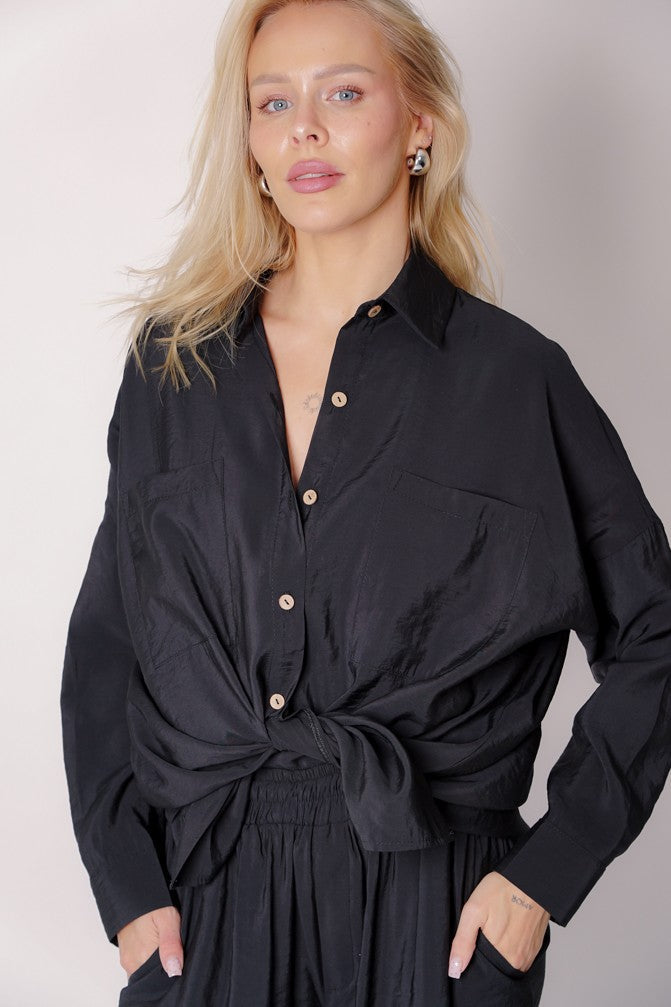 Oversized Tencel Shirt