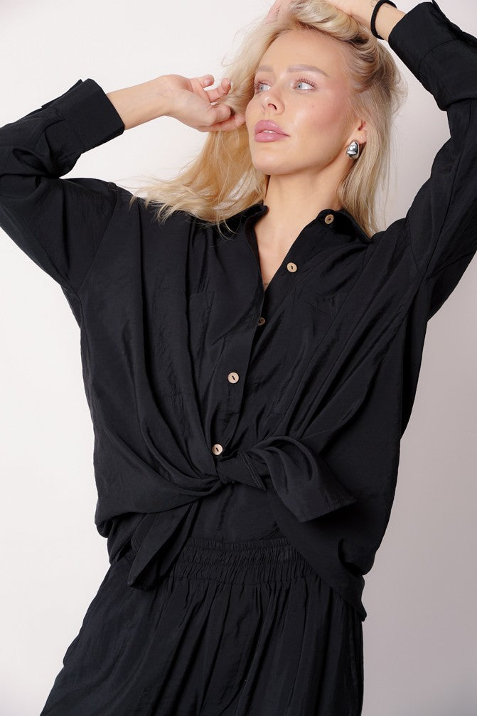 Oversized Tencel Shirt