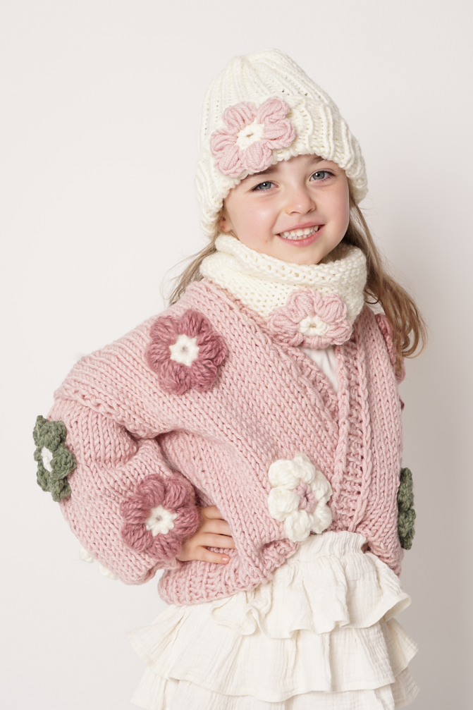 HAND MADE Petit Flower Scarf