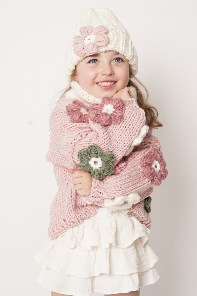 HAND MADE Petit Flower Scarf