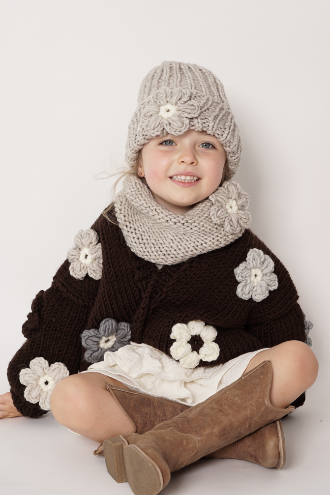 HAND MADE Petit Flower Scarf