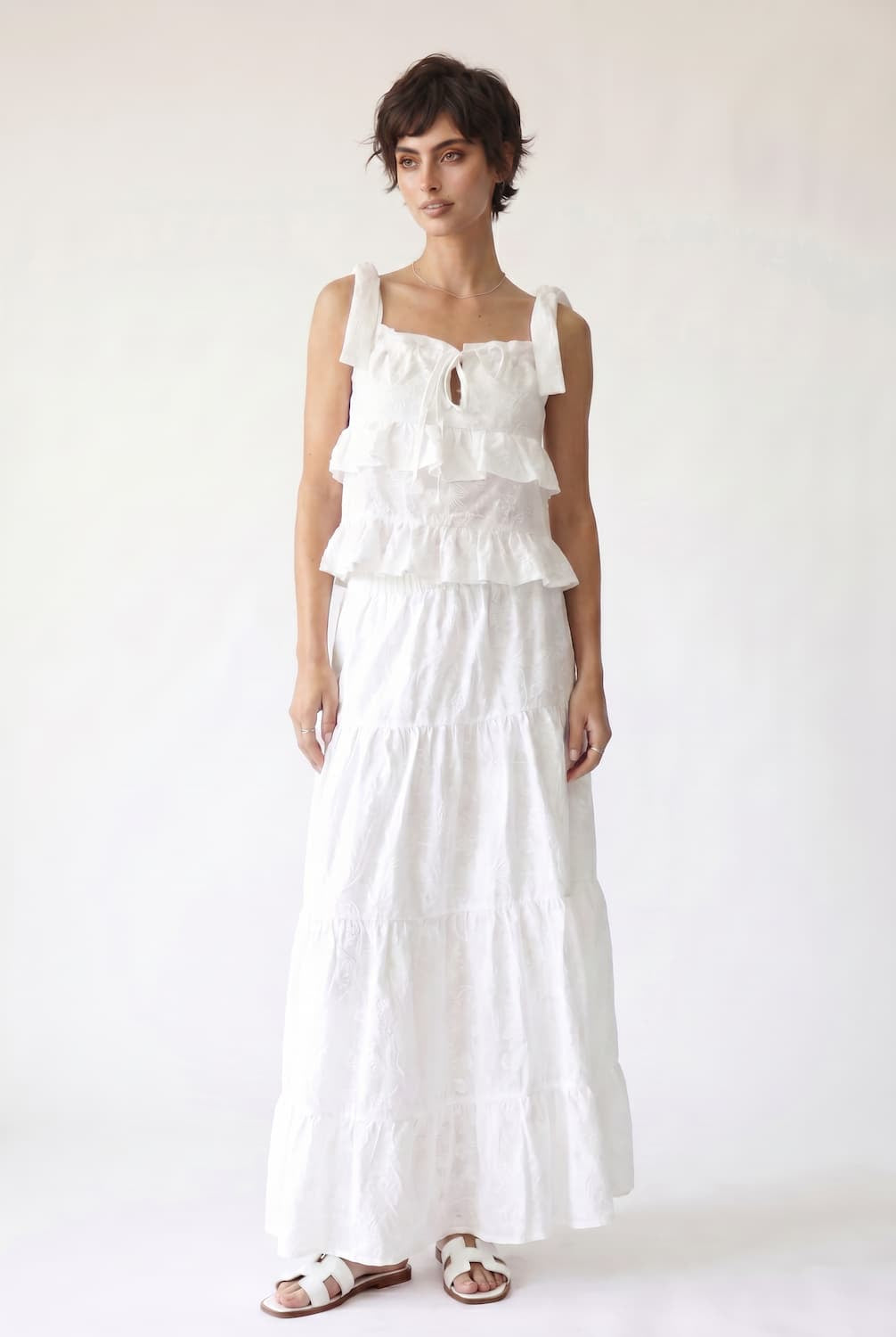 Spódnica bawełniana maxi Siena