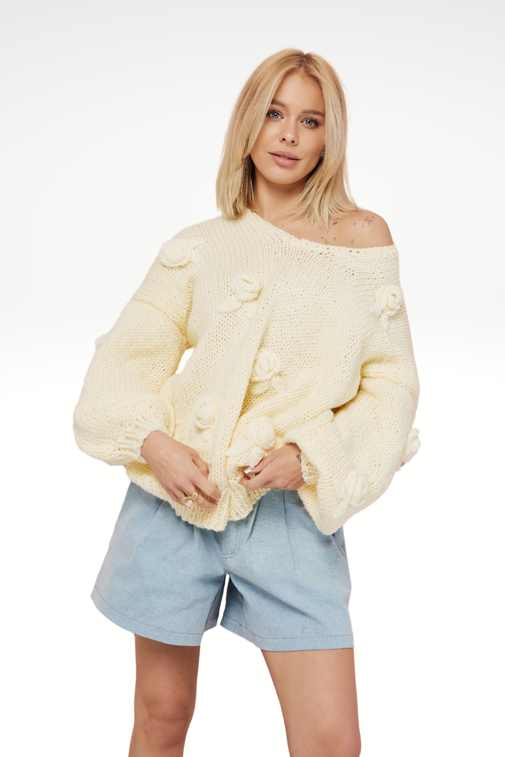 Sweter HAND MADE Rose