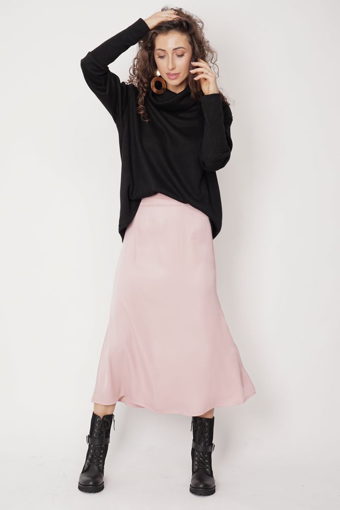 Feme Satin Skirt