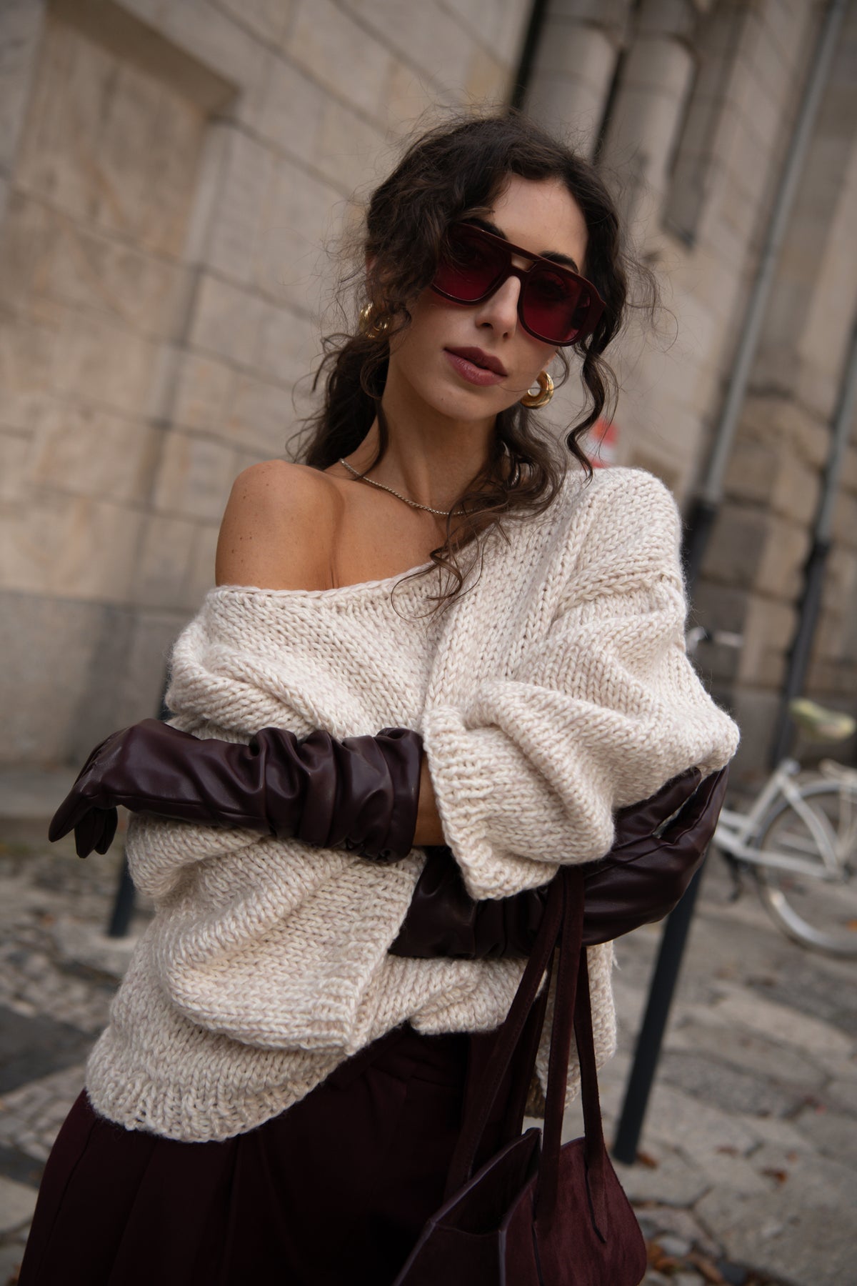 Sweter HAND MADE Daisy