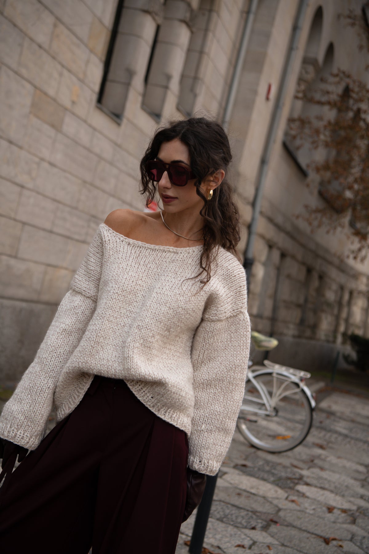 Sweter HAND MADE Daisy