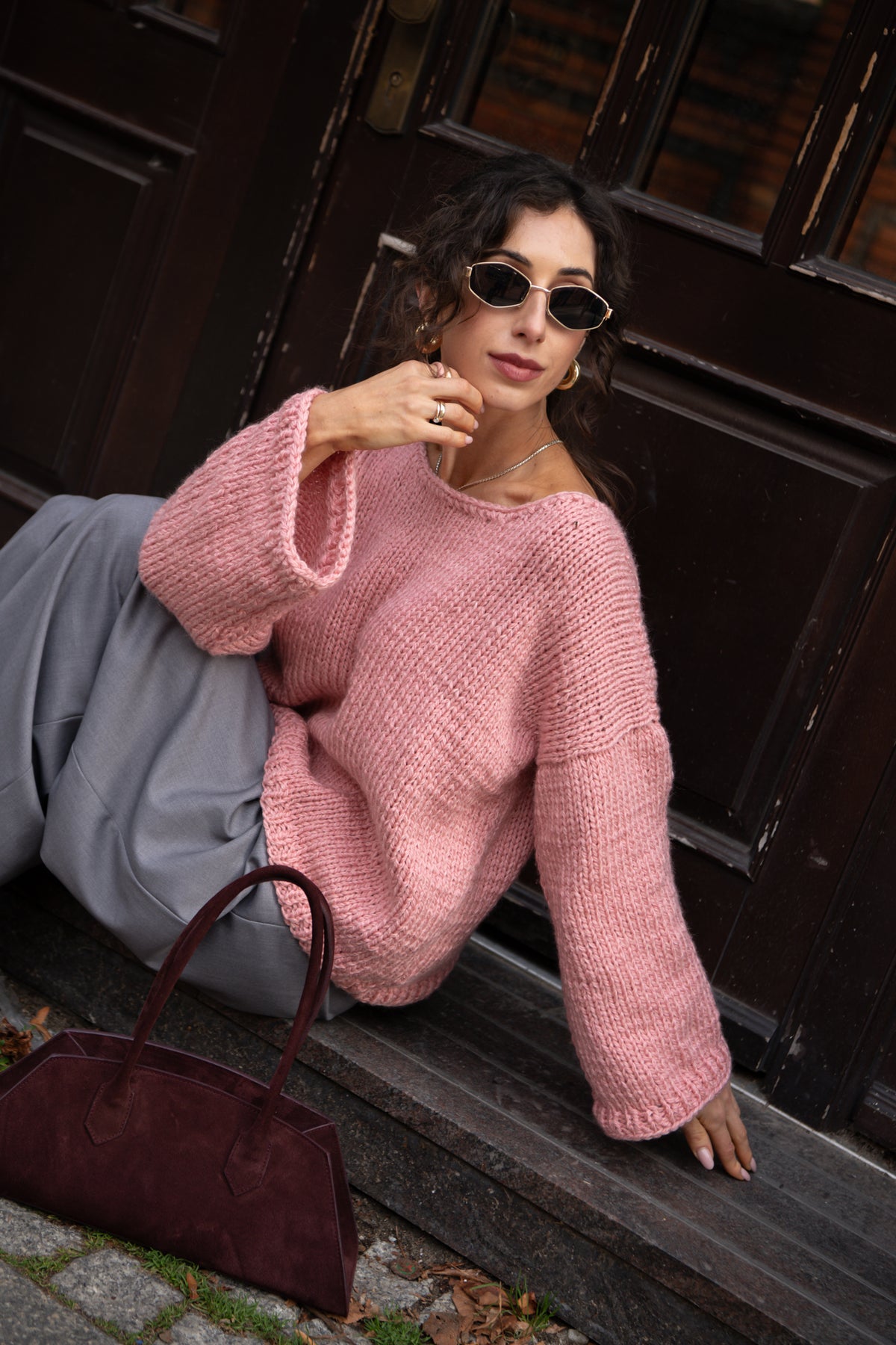 HAND MADE Daisy Sweater
