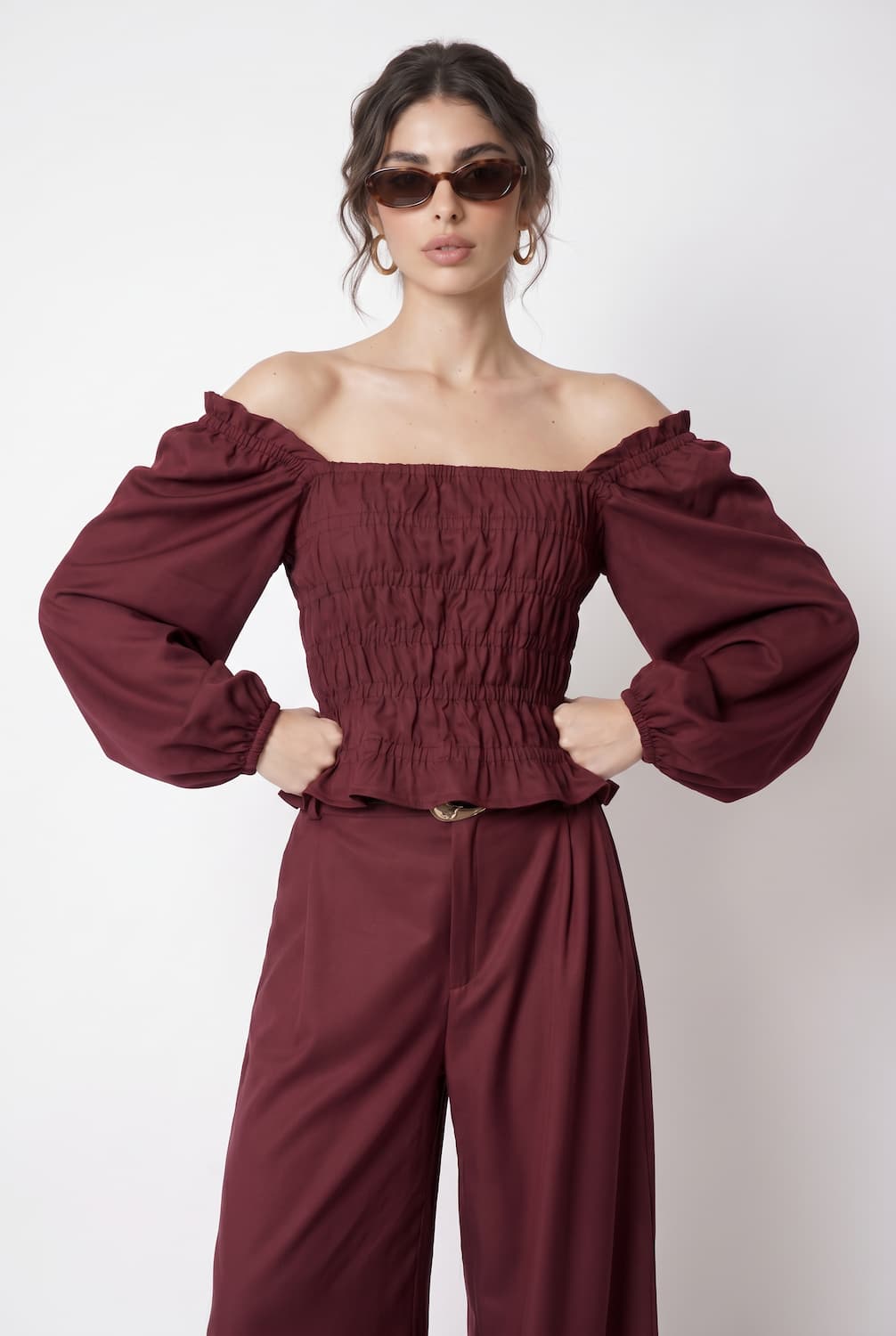 Vintage Blouse with frowning
