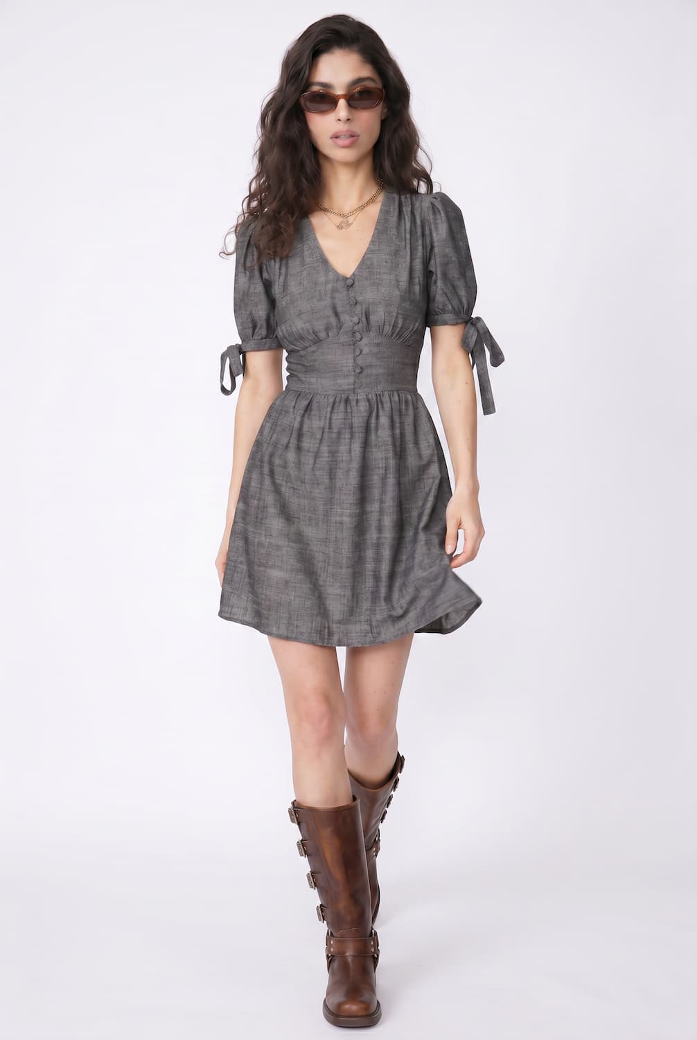 Maribel Linen Dress